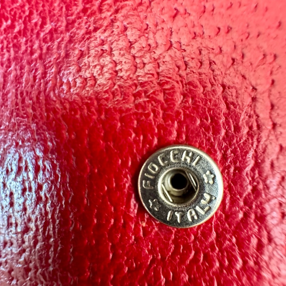 Red Leather Prada Flap Continental Wallet - Picture 11 of 11